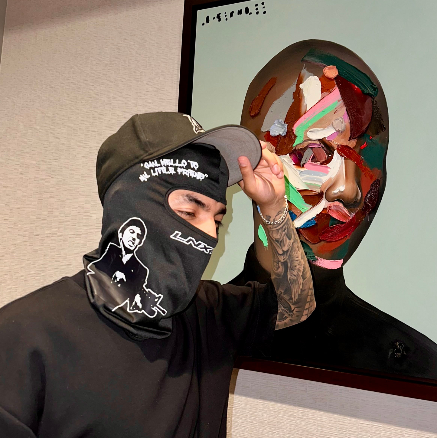 LONXOTICS x SCARFACE SKI-MASK “SAY HELLO TO MY LITTLE FRIEND”🔫🥷🏻